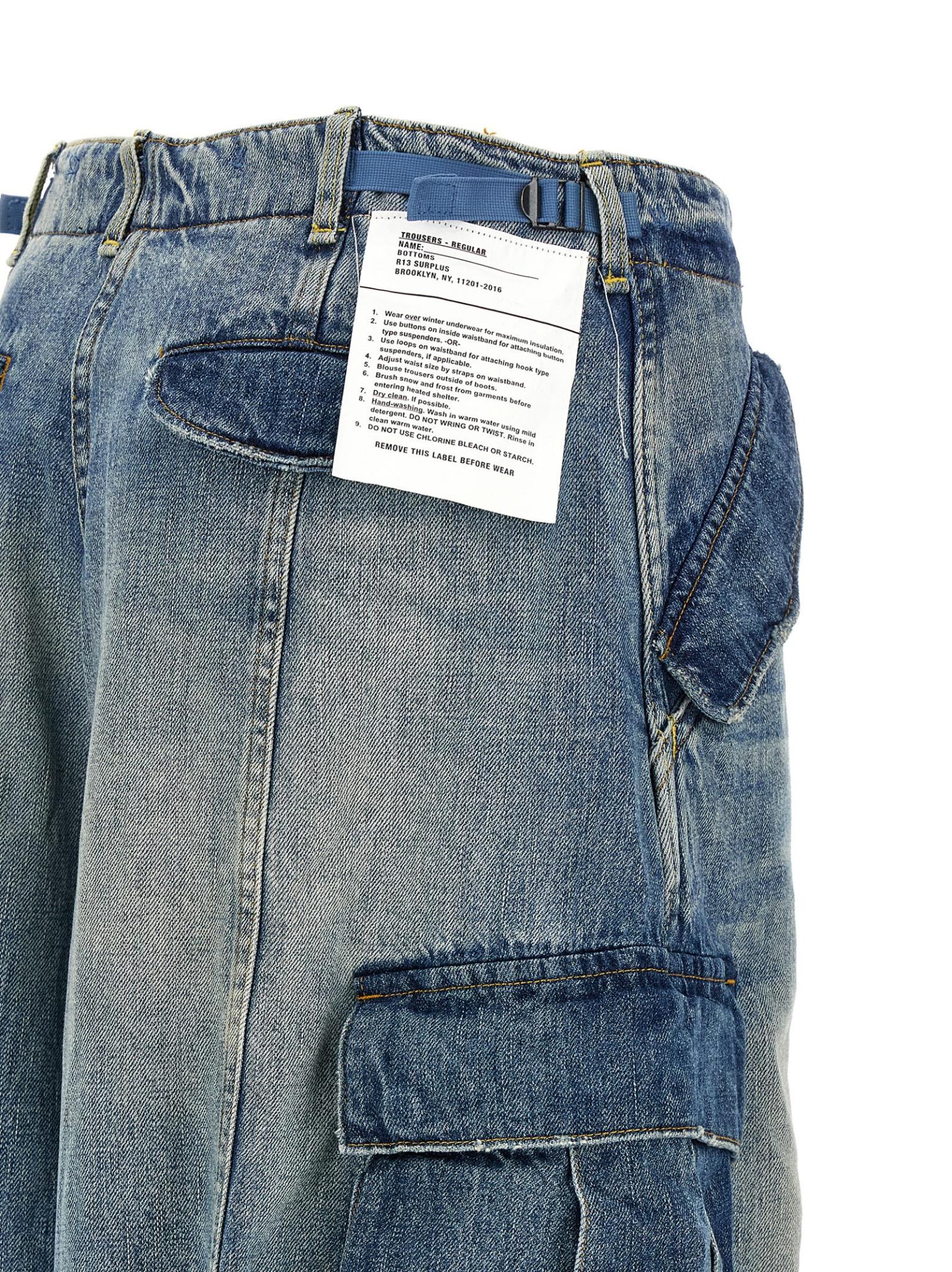 [R13] Jeans FW26 R13WD236D475ATWOTONEVINTAGEBLUE