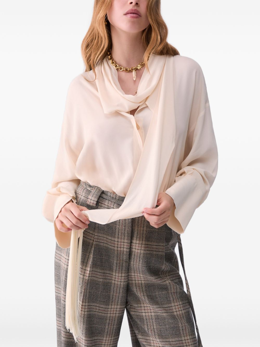 [Liu Jo] Shirts Long Sleeve FW26 CF6208 T2578 X0808