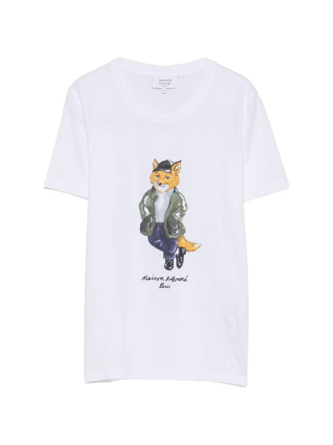 [MAISON KITSUNE] T-shirts Short Sleeve FW26 MRWJT11KJ7026  WHITE
