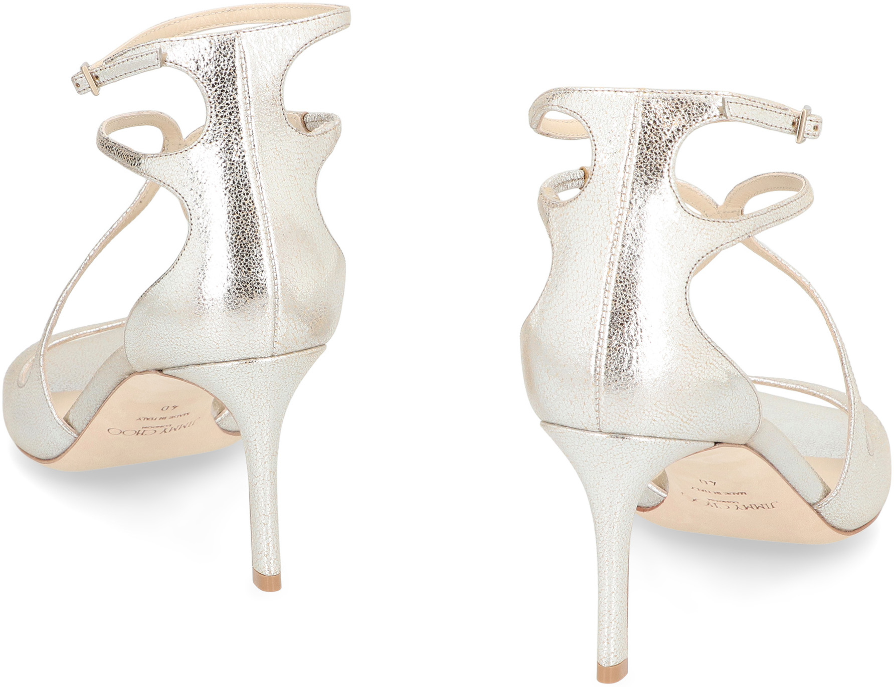 [Jimmy Choo] Sandals SS25 AZIA75GLE_CHAMPAGNE