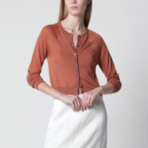[ROBERTO COLLINA] Cardigan SS26 261FXA02020WS