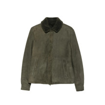 [TAGLIATORE] Leather Jacket FW26 CHI26-09 STOW VERDE