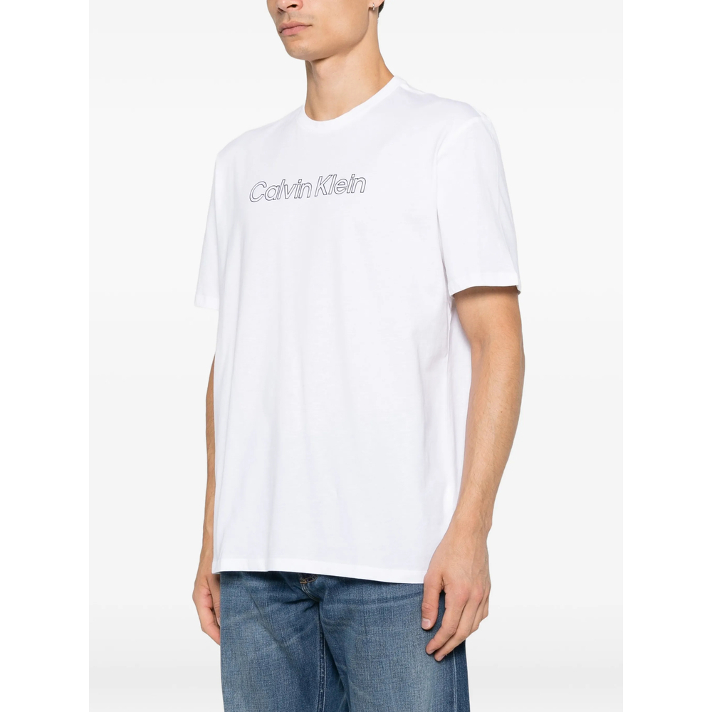 [CALVIN KLEIN] T-shirts Short Sleeve FW26 LV04LH800GYAF  BRWHI