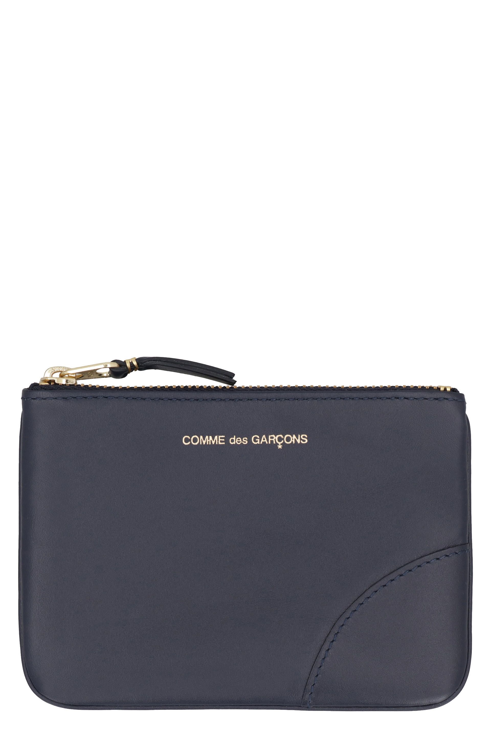 Small leather flat pouch