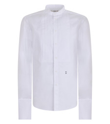 Shirt with Korean collar
