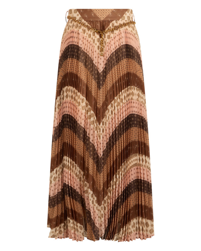 Long zigzag skirt