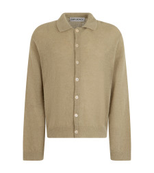 Sweater with collar and buttons