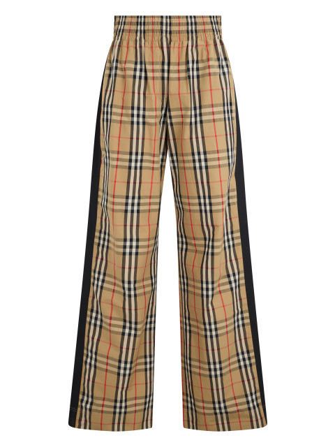 Plaid Palazzo trousers