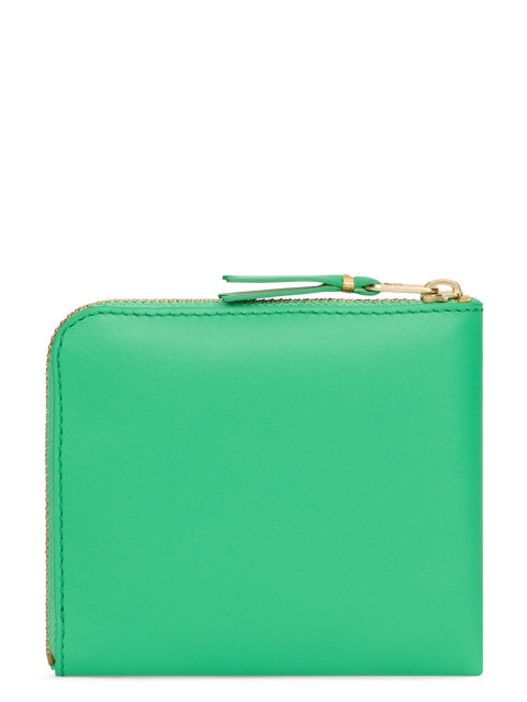 Wallet with zip closure