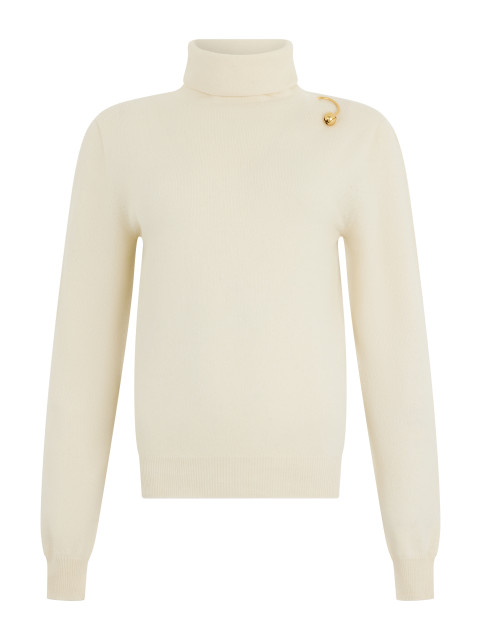 Sweater with High Neck