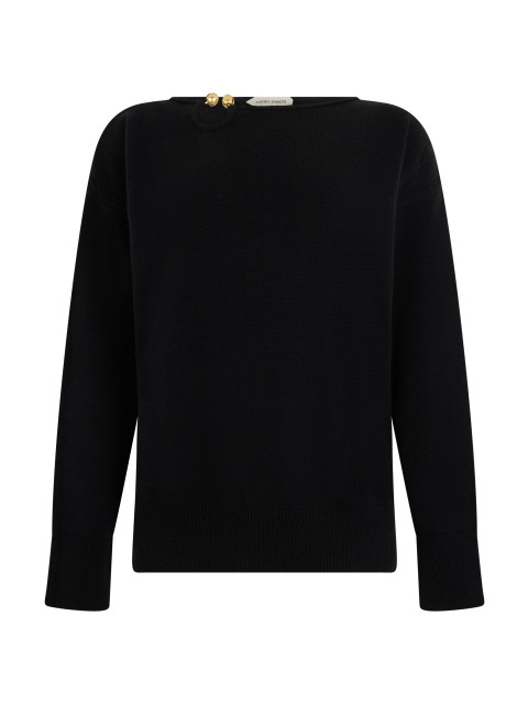 Sweater with golden detail
