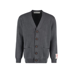 Ribbed-knit cardigan