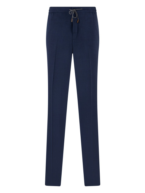 Slim fit pants in virgin wool