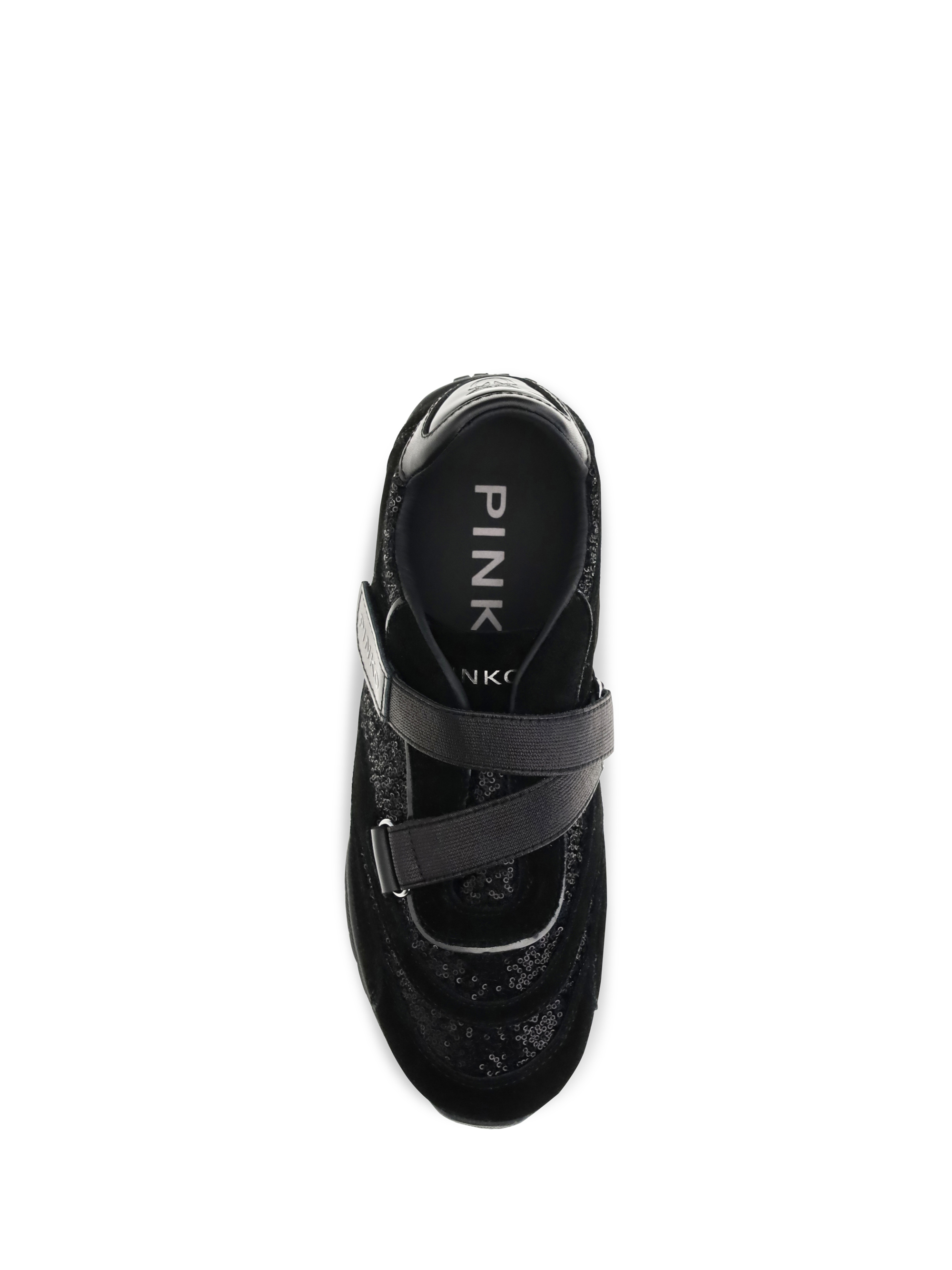 Yulia suede Sneakers with sequins