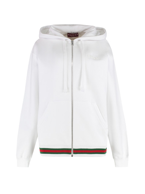 T-shirt Full zip cotton hoodie