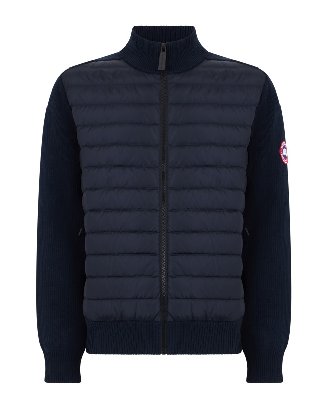 Wool jacket with padded inserts