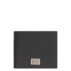 Leather flap-over wallet