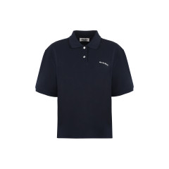 Short sleeve cotton polo shirt