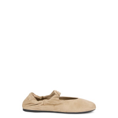 Ballet slippers with elastic