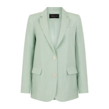Blazer with buttons in lyocell