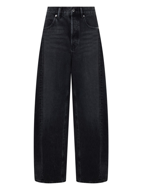 Loose cotton jeans