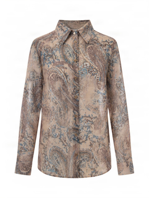[Liu Jo Jeans] Shirts Long Sleeve FW26 WF6356T788AL9303