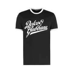 Round neck T-shirt in cotton