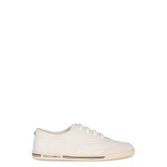 Leather low-top sneakers