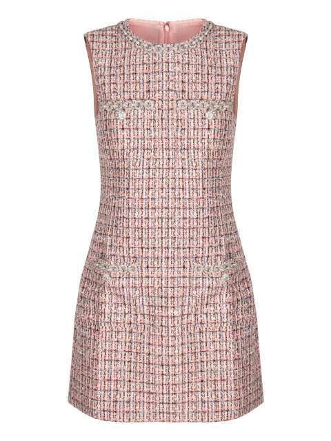 Mini bouclé dress