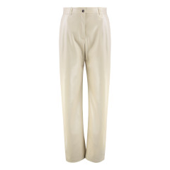 Balloon pants in eco-leather