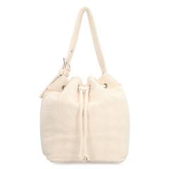 Towelling bucket bag