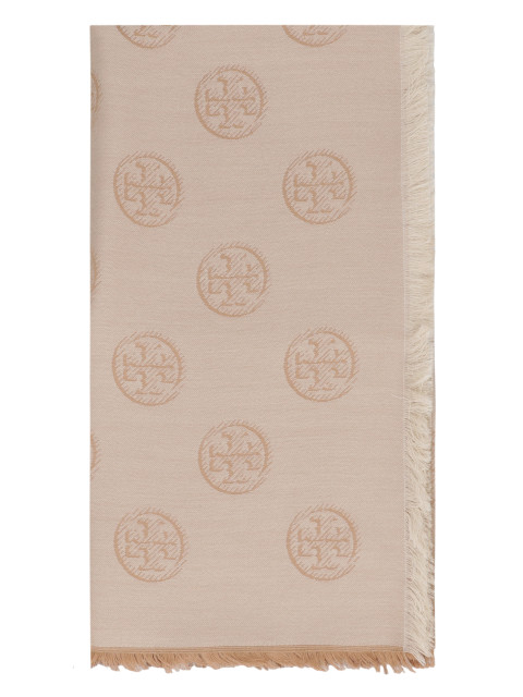 Wool and silk scarf
