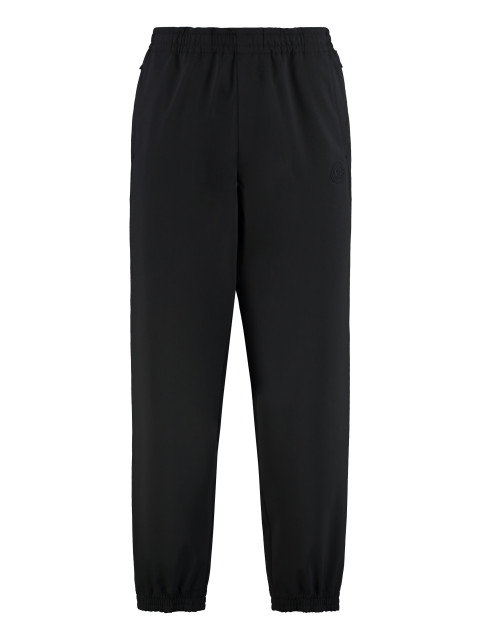 Techno fabric track pants