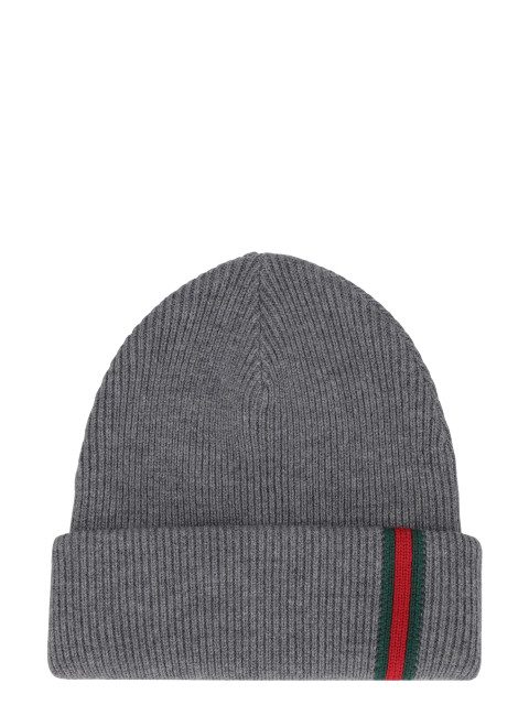 Hat in wool with Web detail