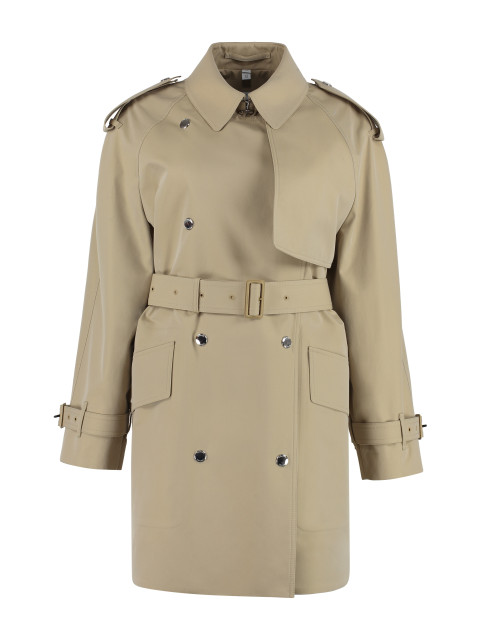 Gabardine trench coat