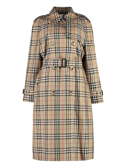 Gabardine trench coat