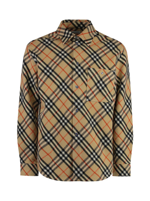 Wool overshirt