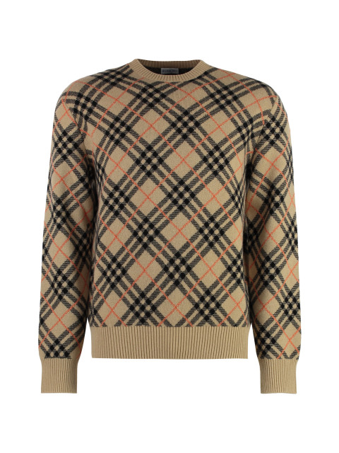 Crew-neck cashmere sweater
