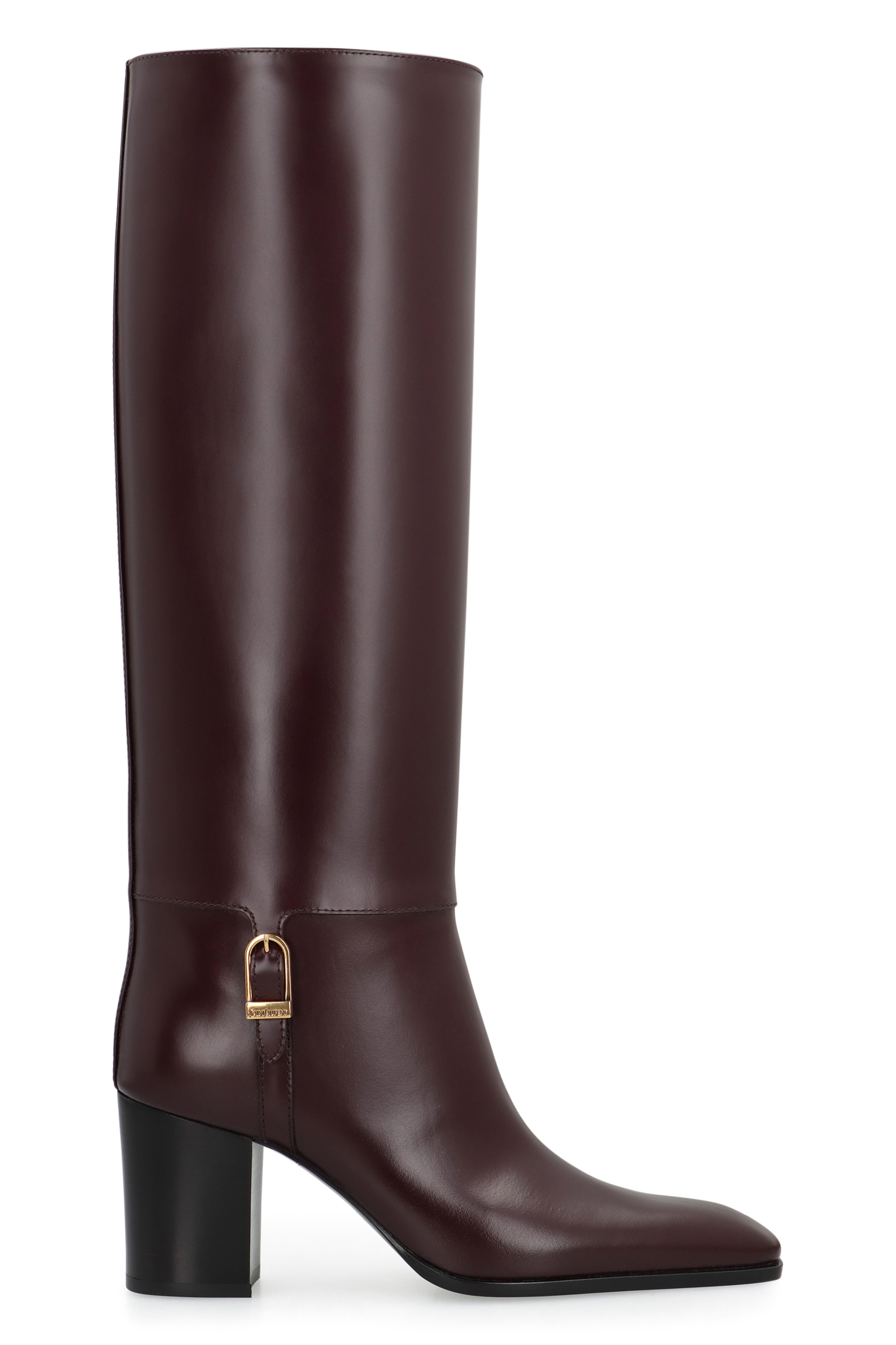 Leather smooth boots Julia