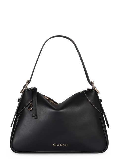 GG Emblem leather shoulder bag