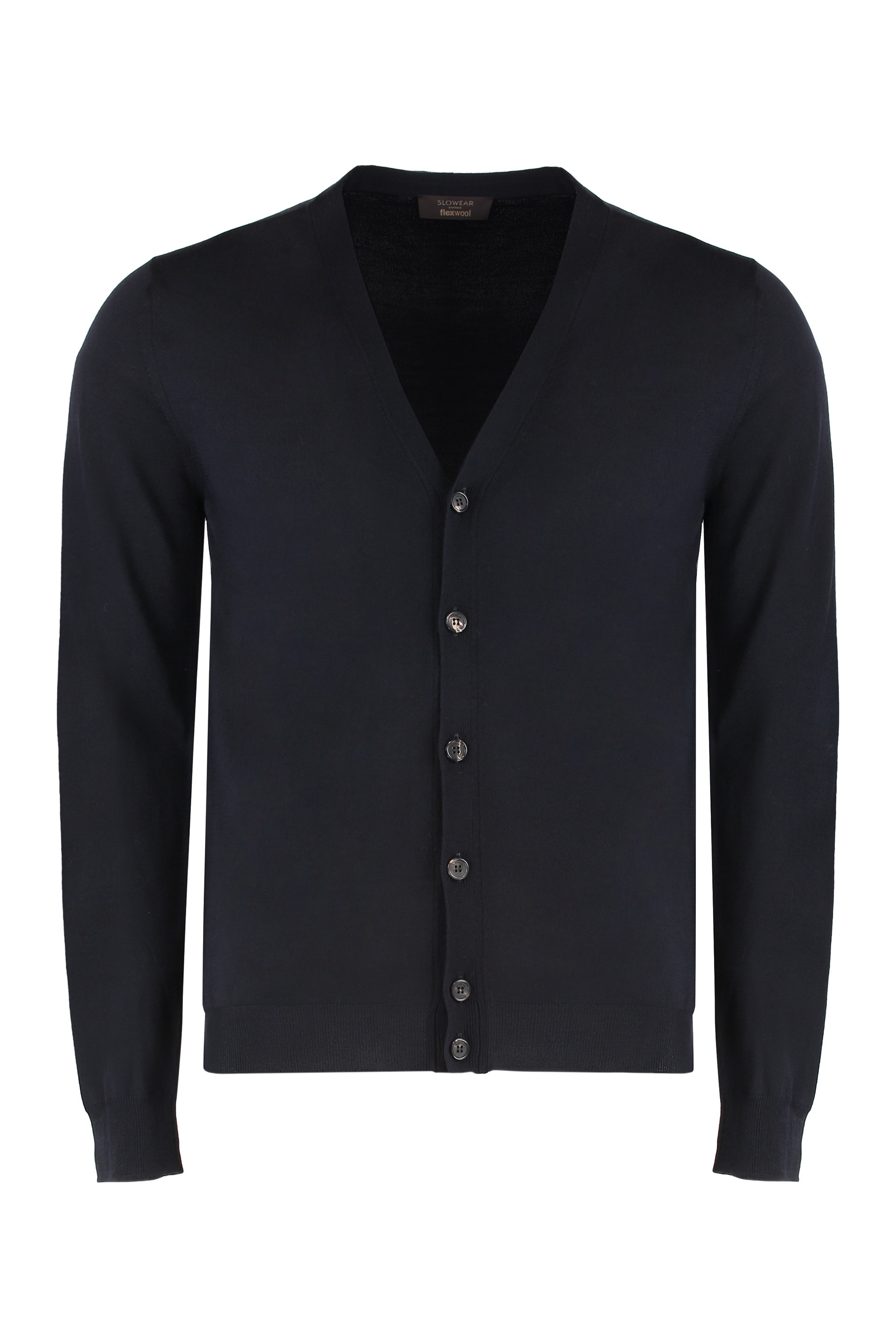 Cardigan in virgin wool