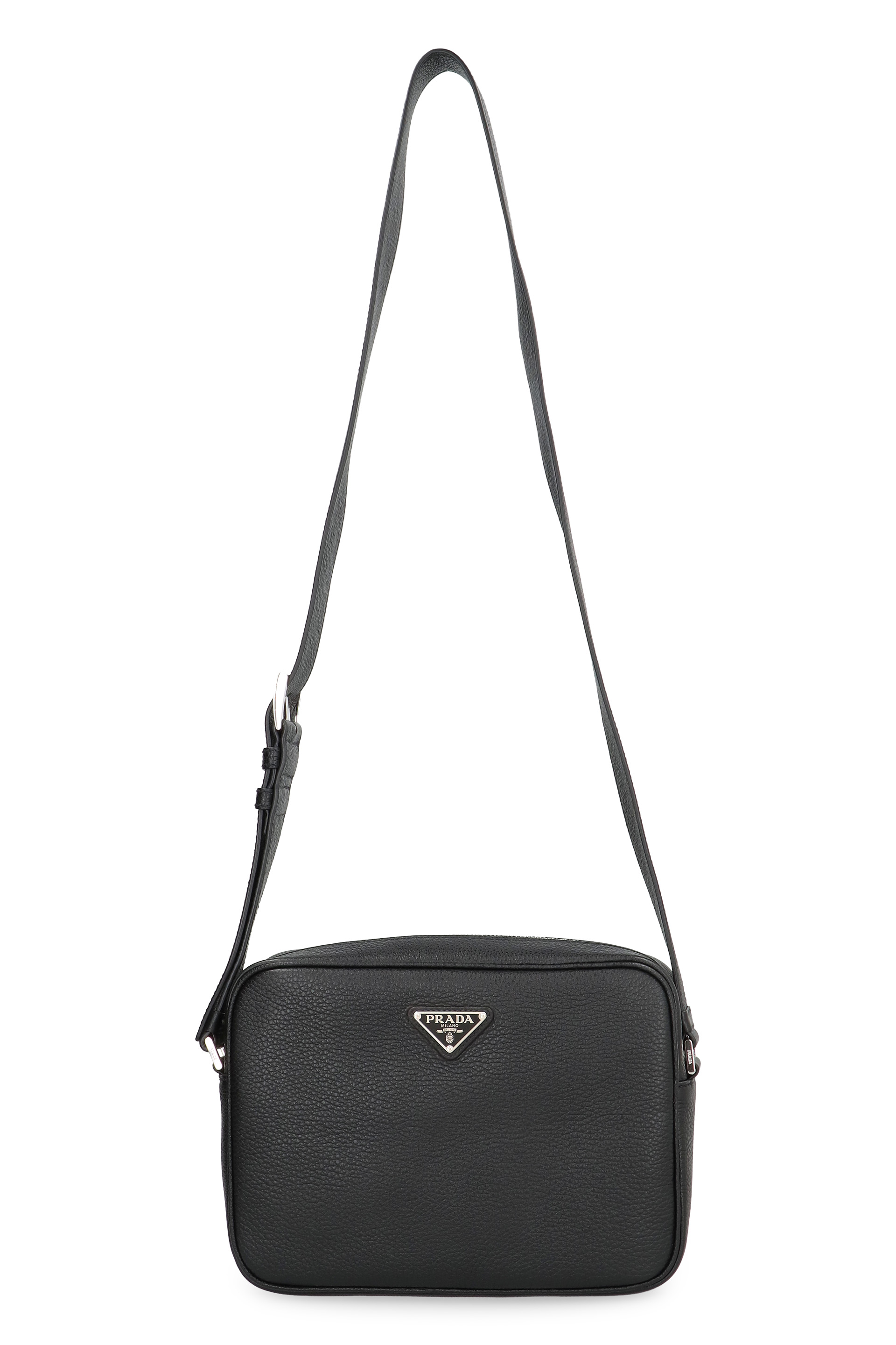 Leather messenger bag