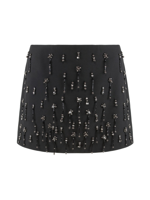Miniskirt Memory with crystals and pearls
