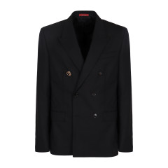 Double-breasted wool jacket