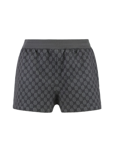 Cotton blend shorts