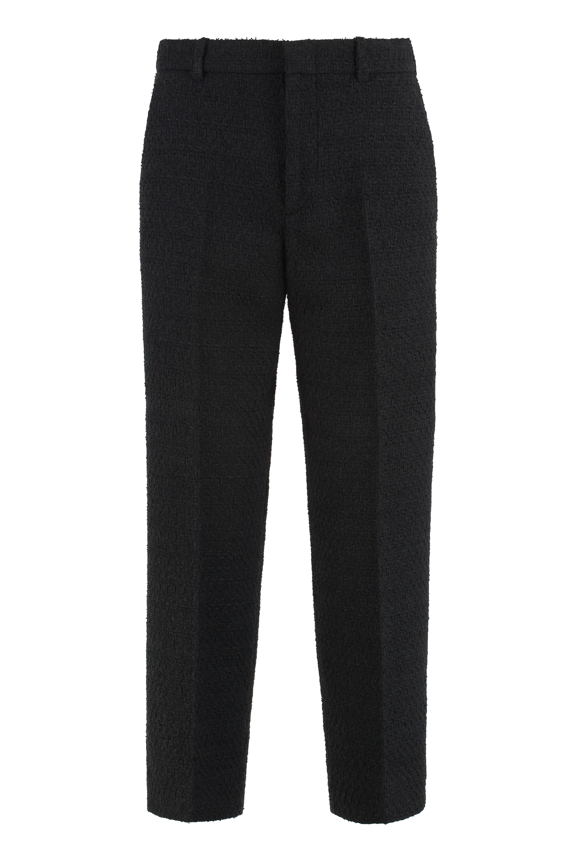Wool blend trousers