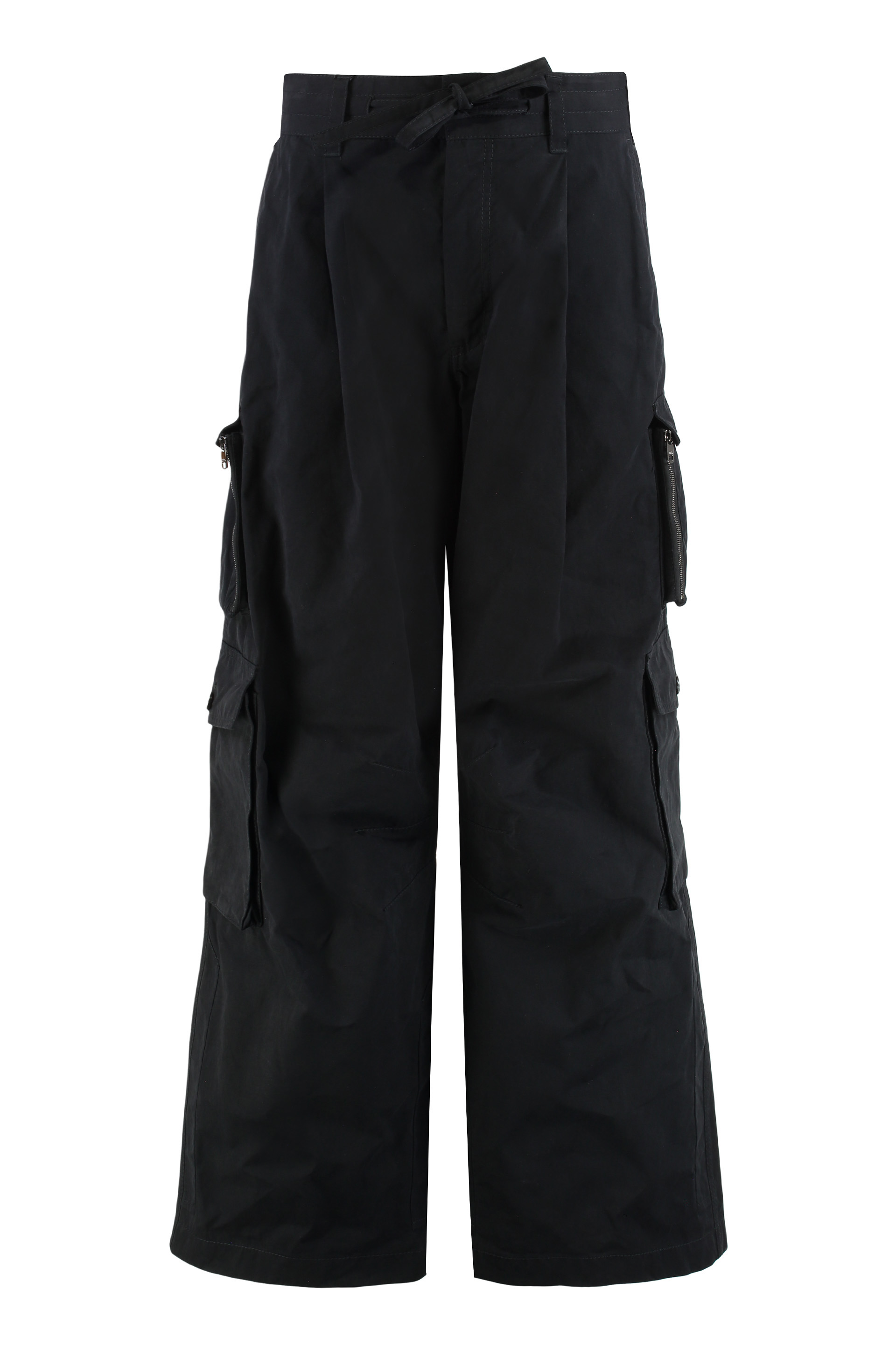 Cargo pants in faille