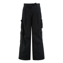 Cargo pants in faille