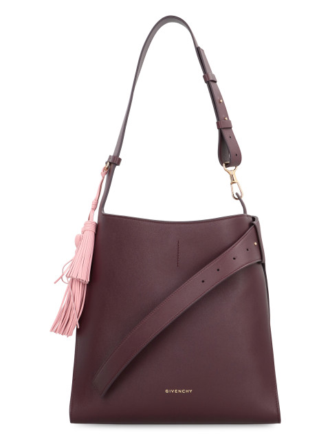 Medium Belted Hobo bag in leather