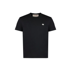 Cotton crew-neck T-shirt